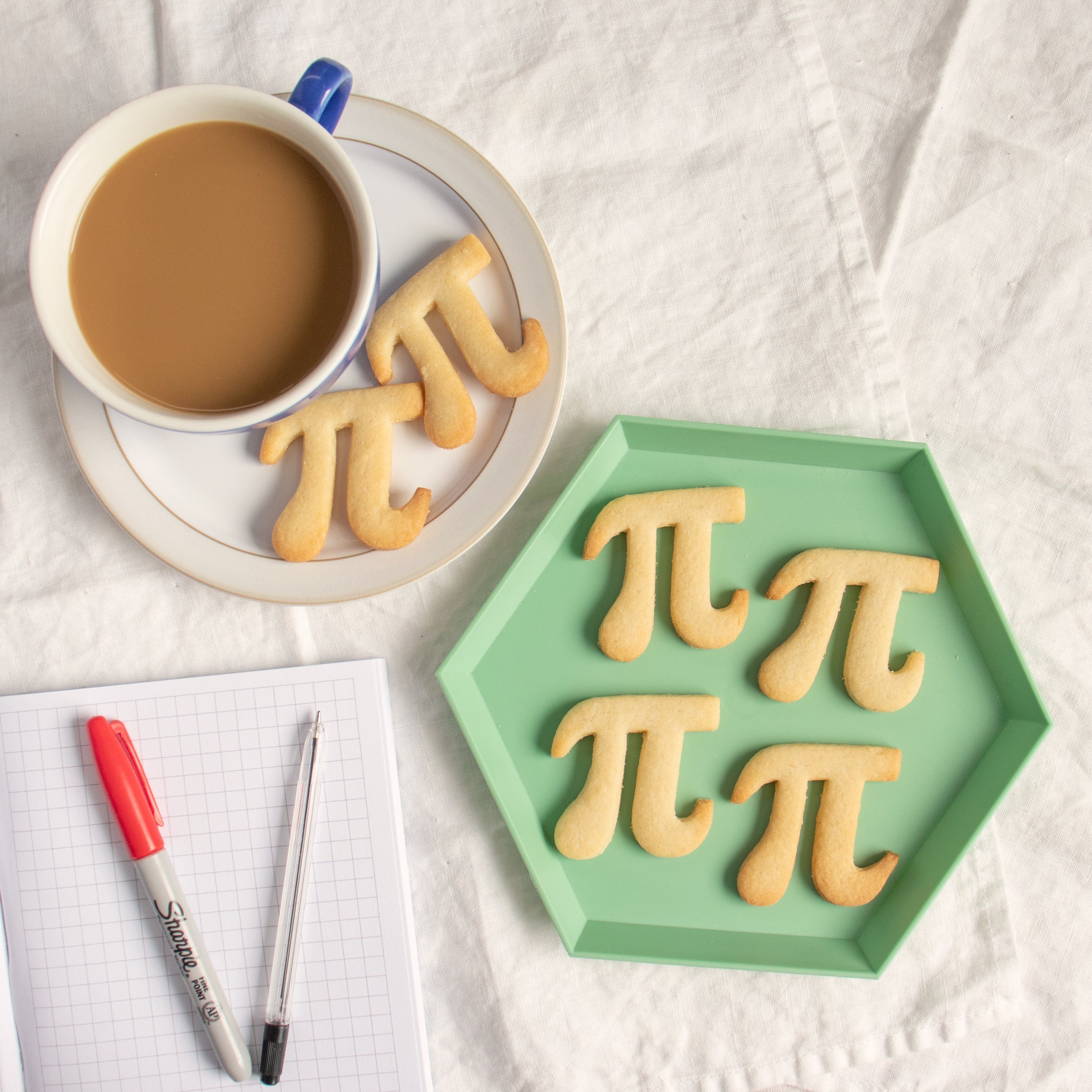 small pi cookies