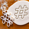 Hashtag cookie cutter