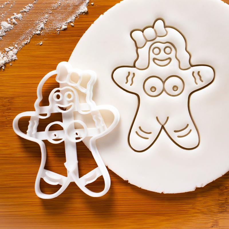 Mature Gingerbread Woman Cookie Cutter