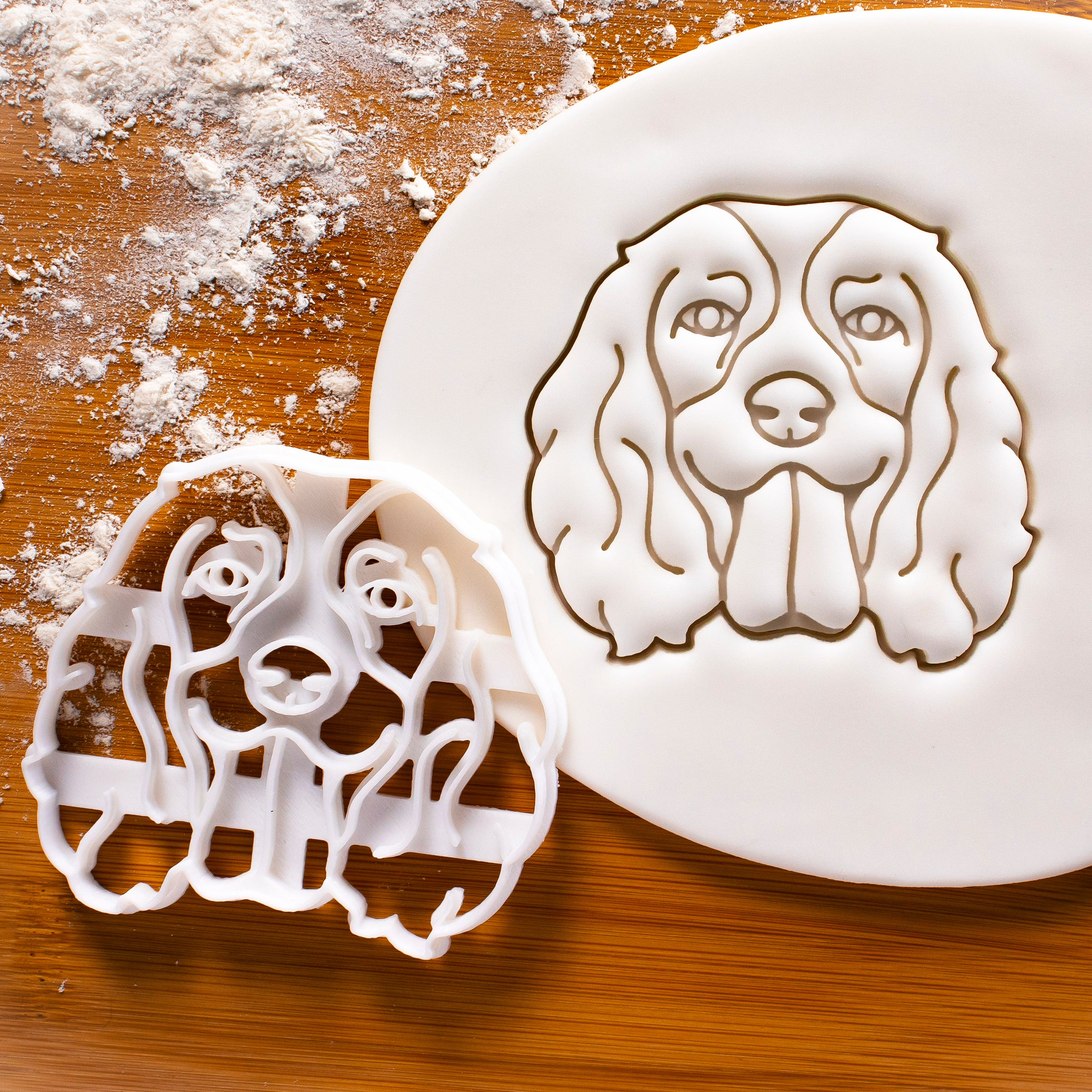 English Springer Spaniel Face Cookie Cutter