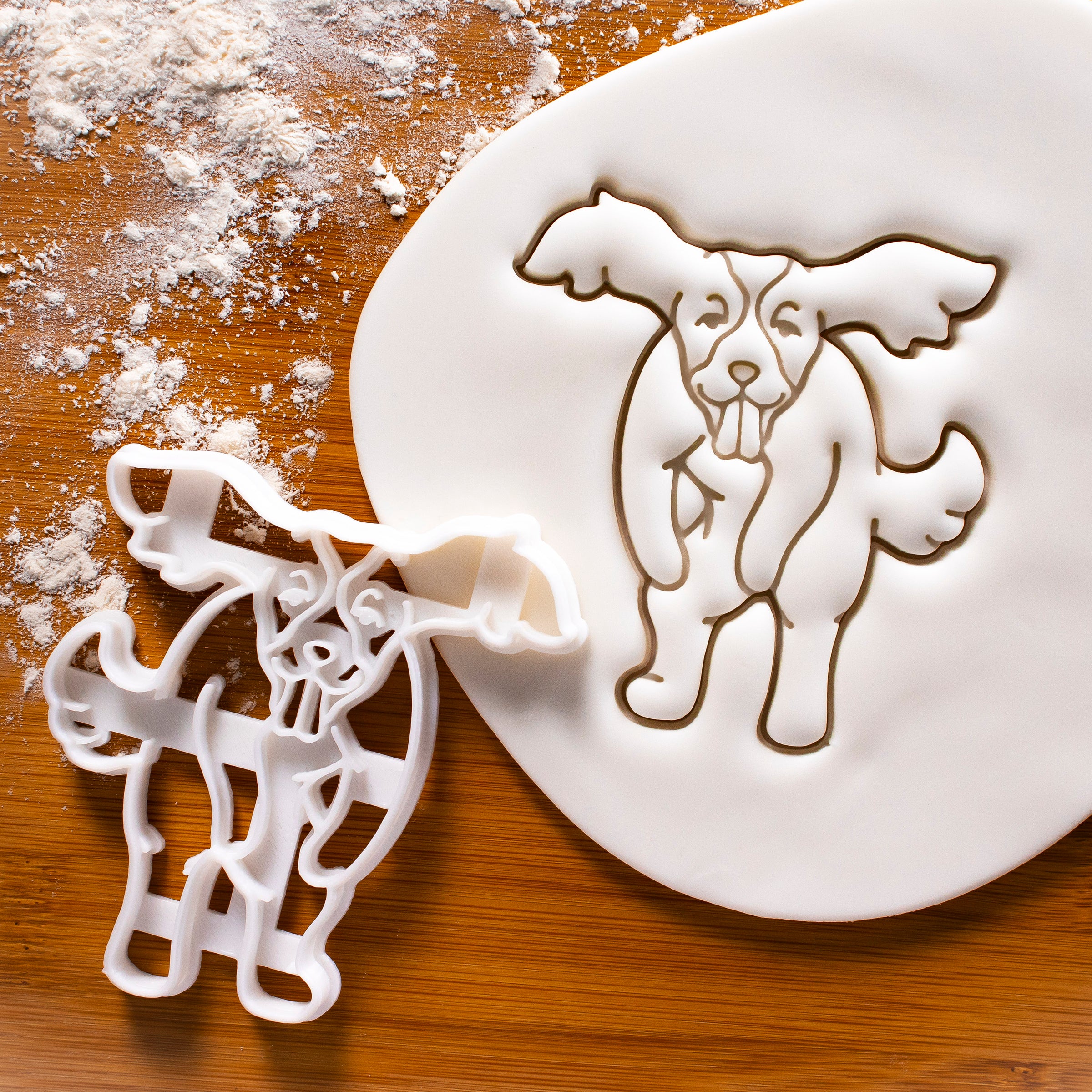 English Springer Spaniel Jumping Cookie Cutter