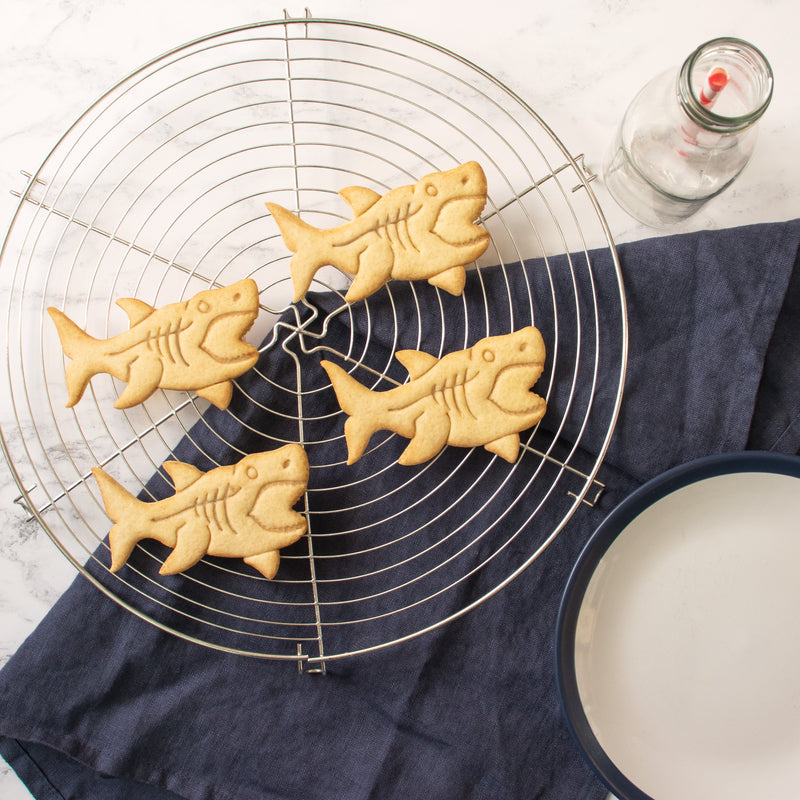 megalodon shark cookies