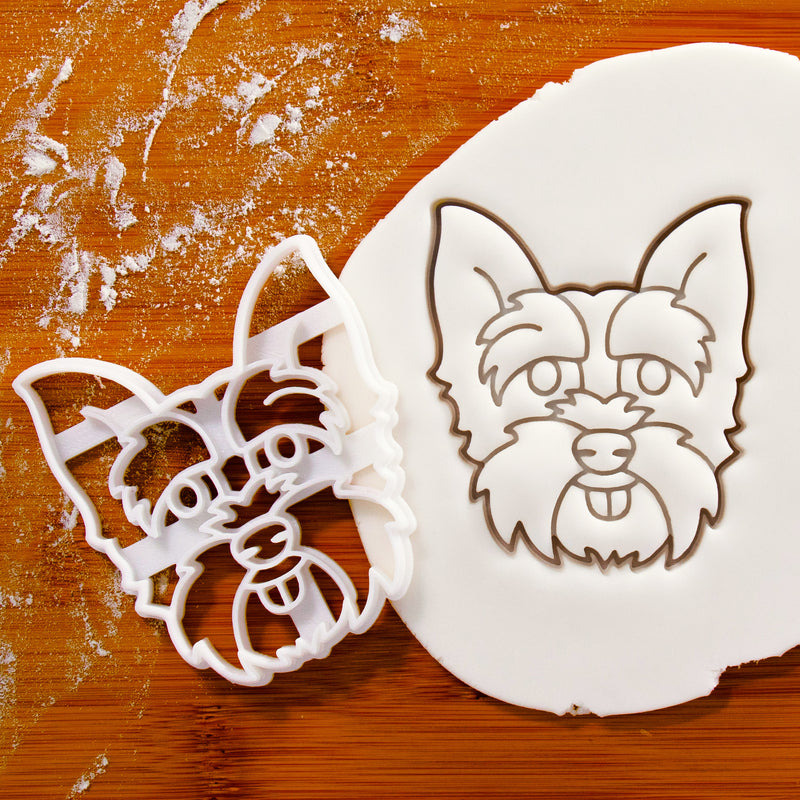 Yorkshire Terrier Face cookie cutter