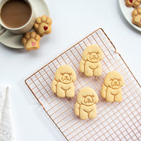 bichon frise dog cookies