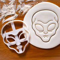 Grey Alien Cookie Cutter