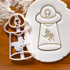UFO Cow Abduction Cookie Cutter