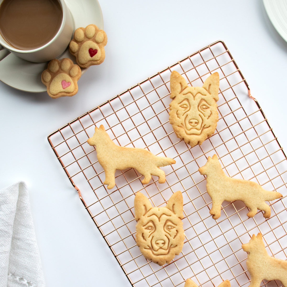 german shepherd dog cookies