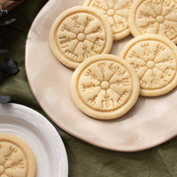 Runic Compass Cookies (Vegvisir)