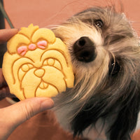 shih tzu dog face cookies