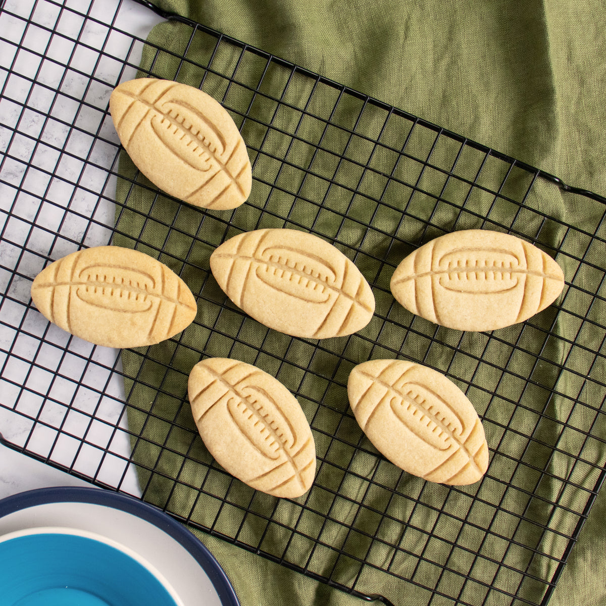 american football cookies