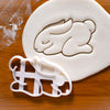 Yoga Bunny Child Pose Cookie Cutter