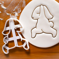 Yoga Bunny Warrior Pose 1 Cookie Cutter