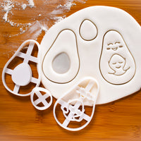Set of 2 Avocado Cookie Cutters