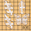 Set of 4 Monarch Butterfly Life Cycle Cookie Cutters