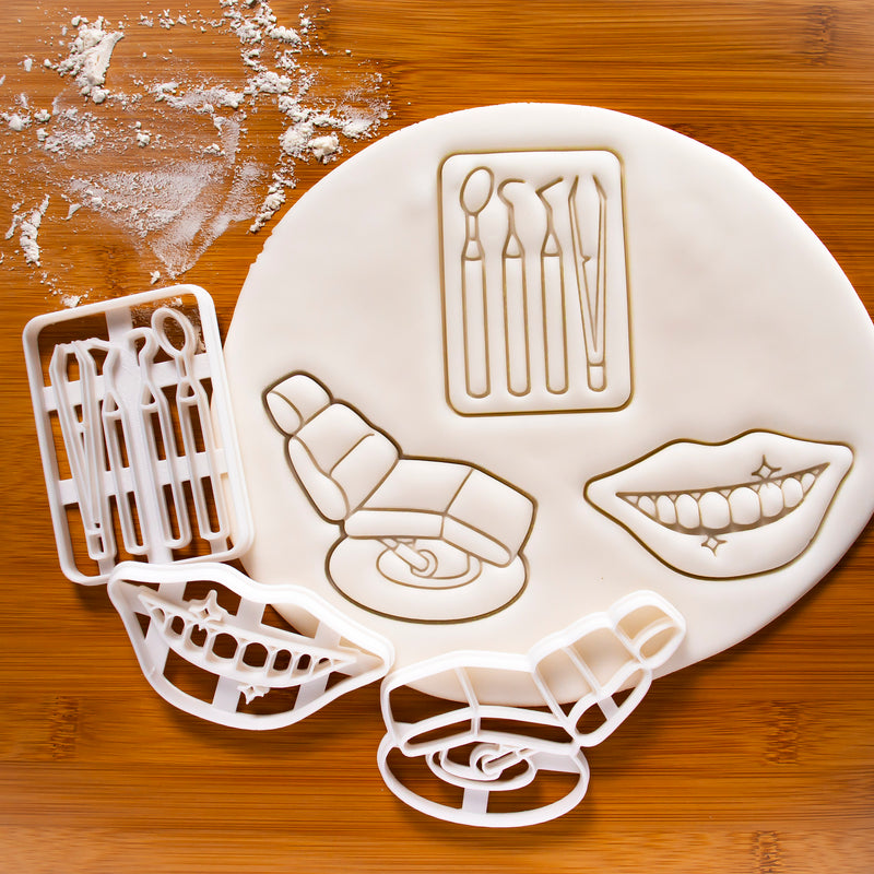Set of 3 Dentistry Cookie Cutters