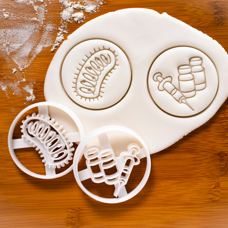 Rabies Virus and Vaccine Cookie Cutters