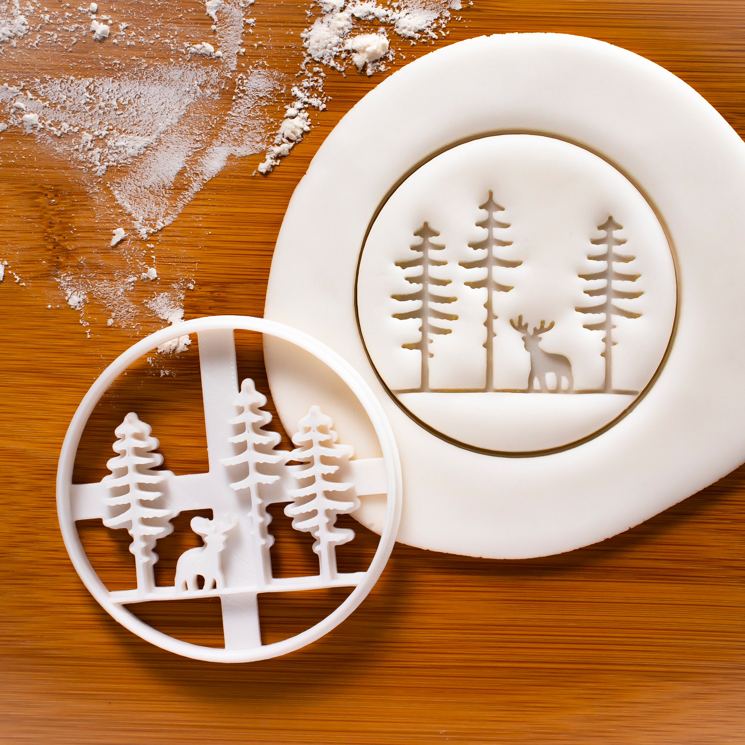 Stag Forest Cookie Cutter