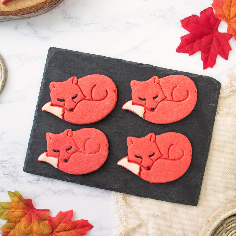 Fox Sleeping autumn cookies