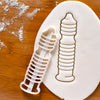Ribbed Condom Cookie Cutter