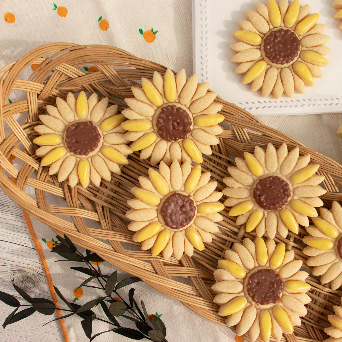 sunflower cookies