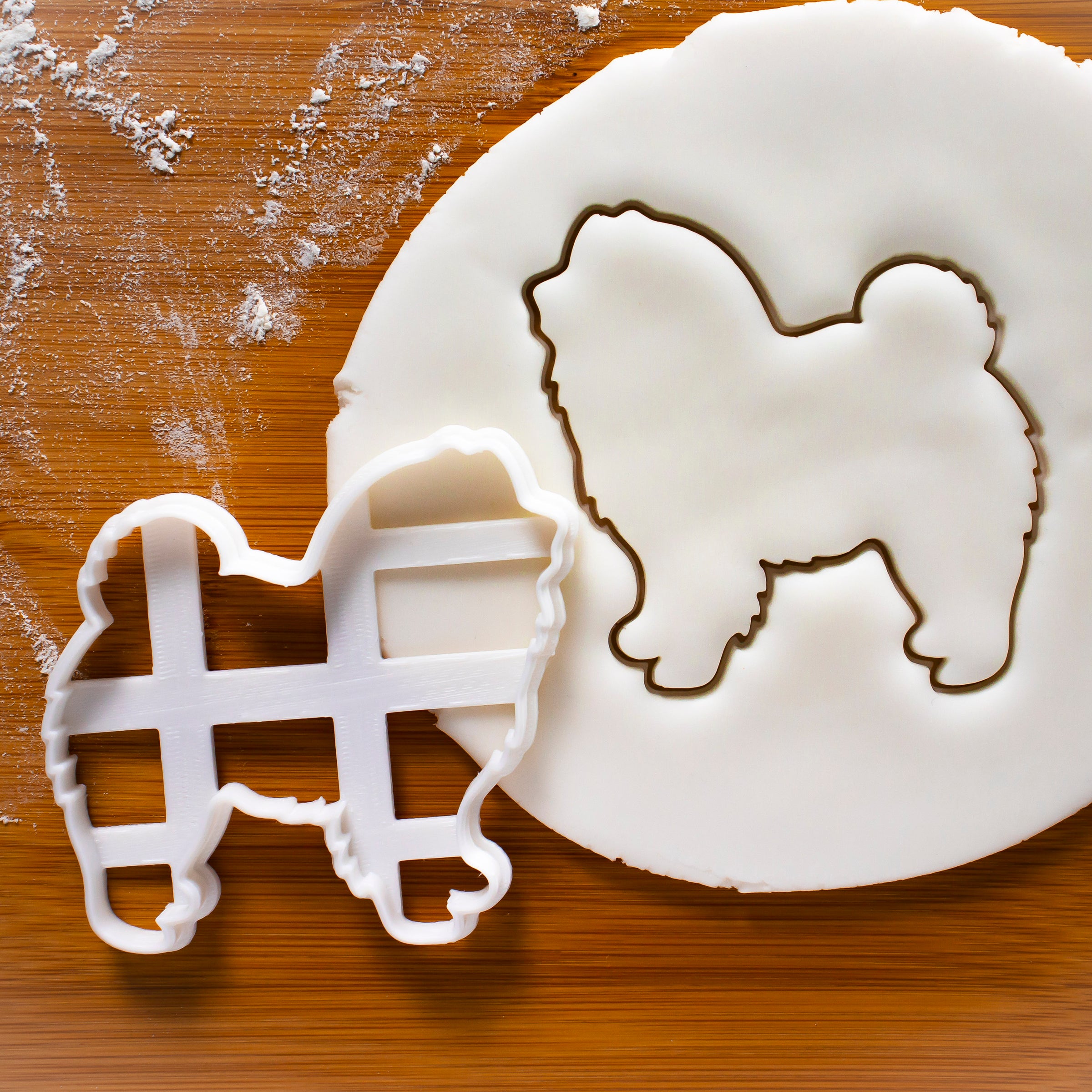 Chow Chow Silhouette cookie cutter