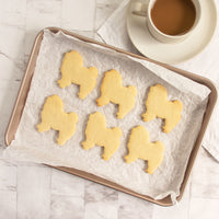 chow chow silhouette cookies