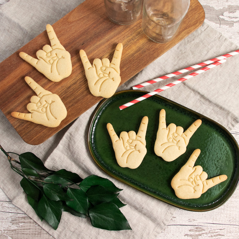 Rock Hand Sign of the Horns Cookies