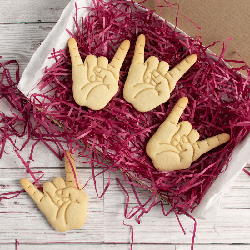Rock Hand Sign of the Horns Cookies