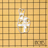 Crossed Fingers Luck Hand Sign Cookie Cutter