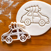 Christmas Tree on Car Cookie Cutter