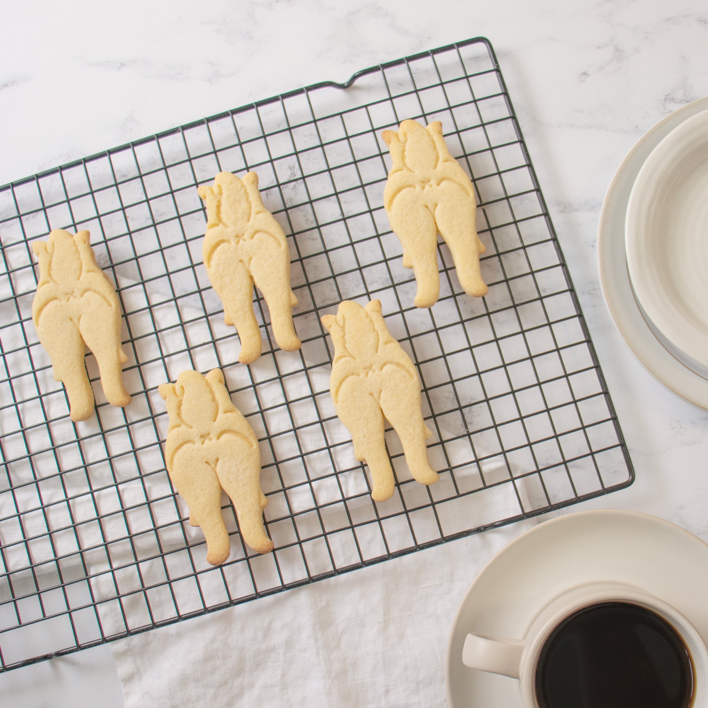 shiba inu butt cookies