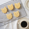 shiba inu face portrait cookies