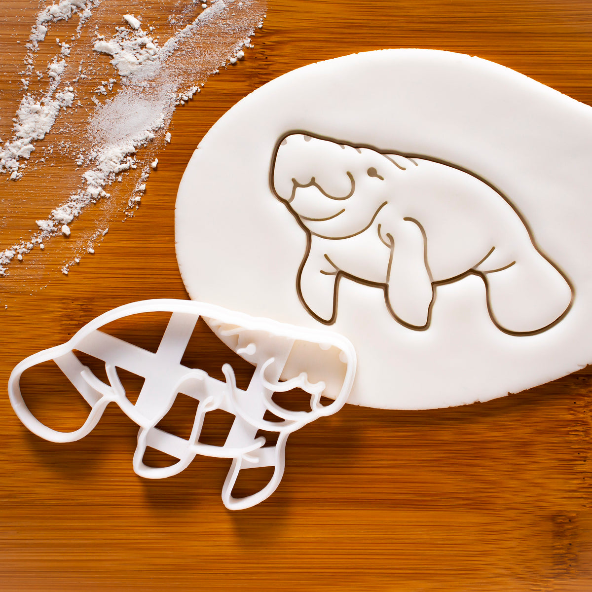 Realistic Manatee Cookie Cutter