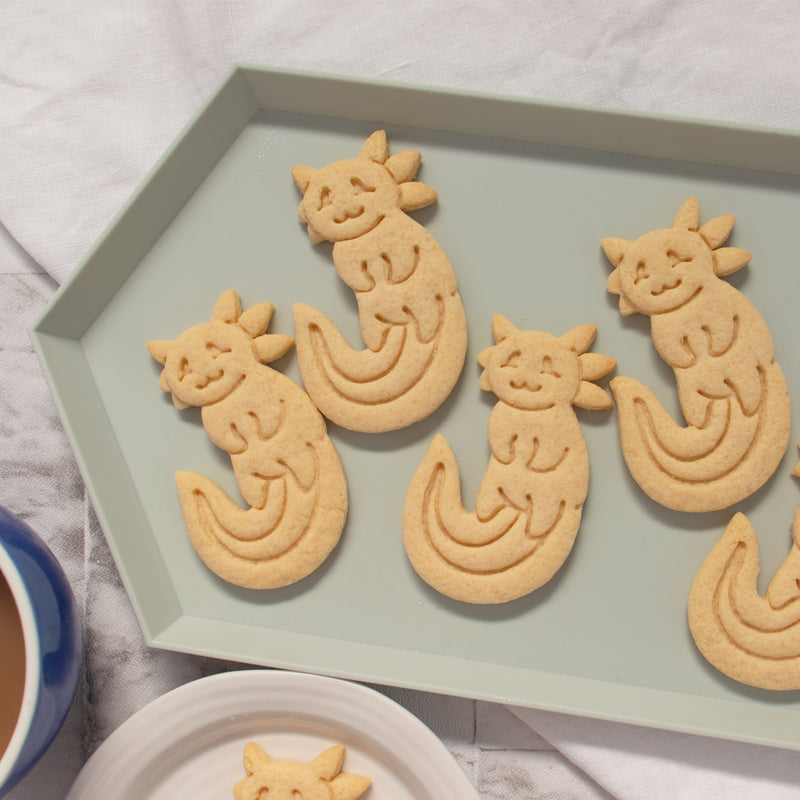 Cute Axolotl Cookies