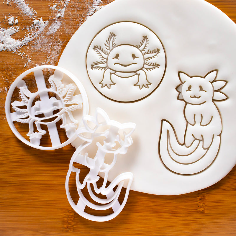 Cute and Realistic Axolotl Cookie Cutters