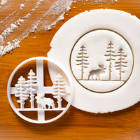Forest Moose Cookie Cutter
