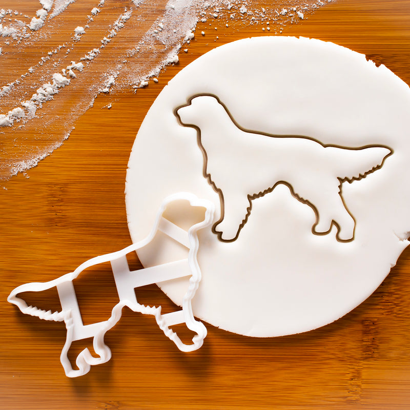 Irish Red and White Setter Outline cookie cutter