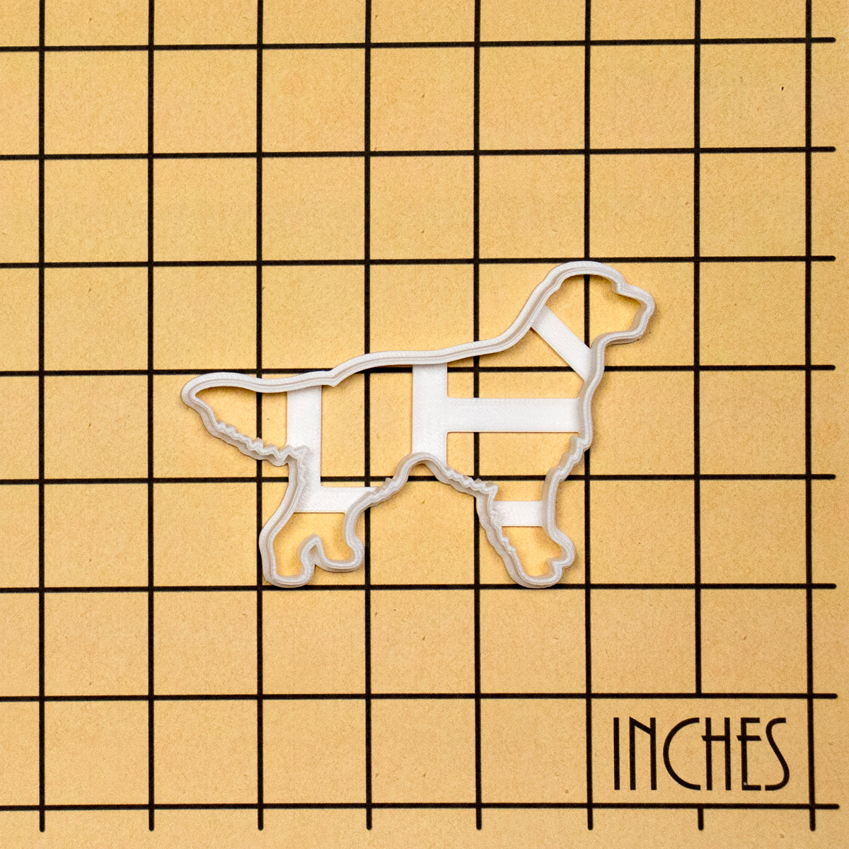 Irish Red and White Setter (IRWS) cookie cutter