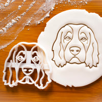 Irish Red and White Setter (IRWS) Face cookie cutter