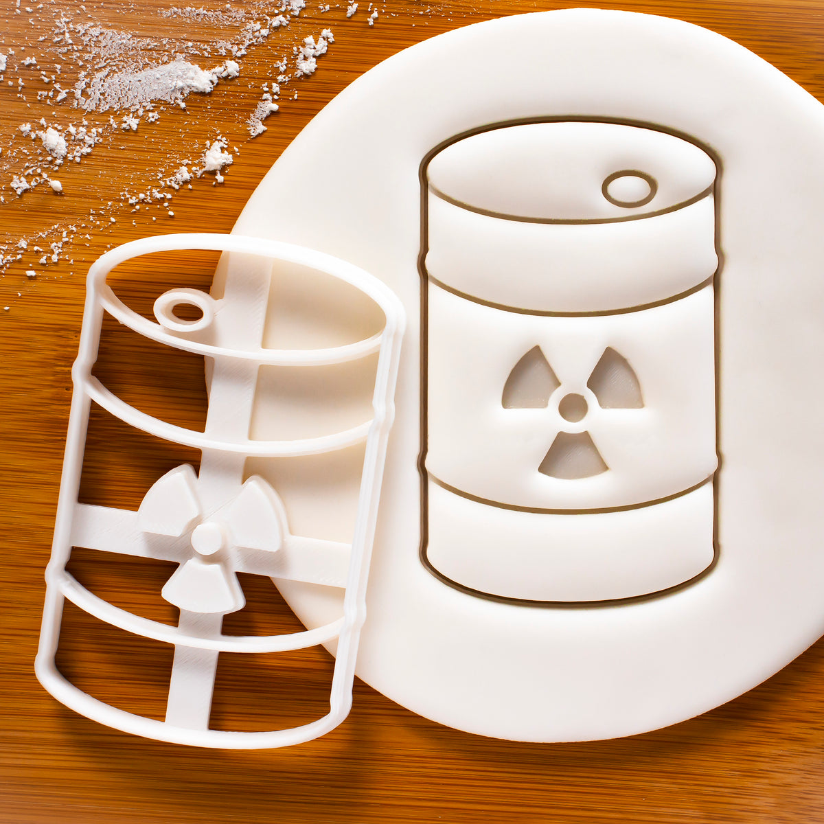 Nuclear Waste Container Cookie Cutter
