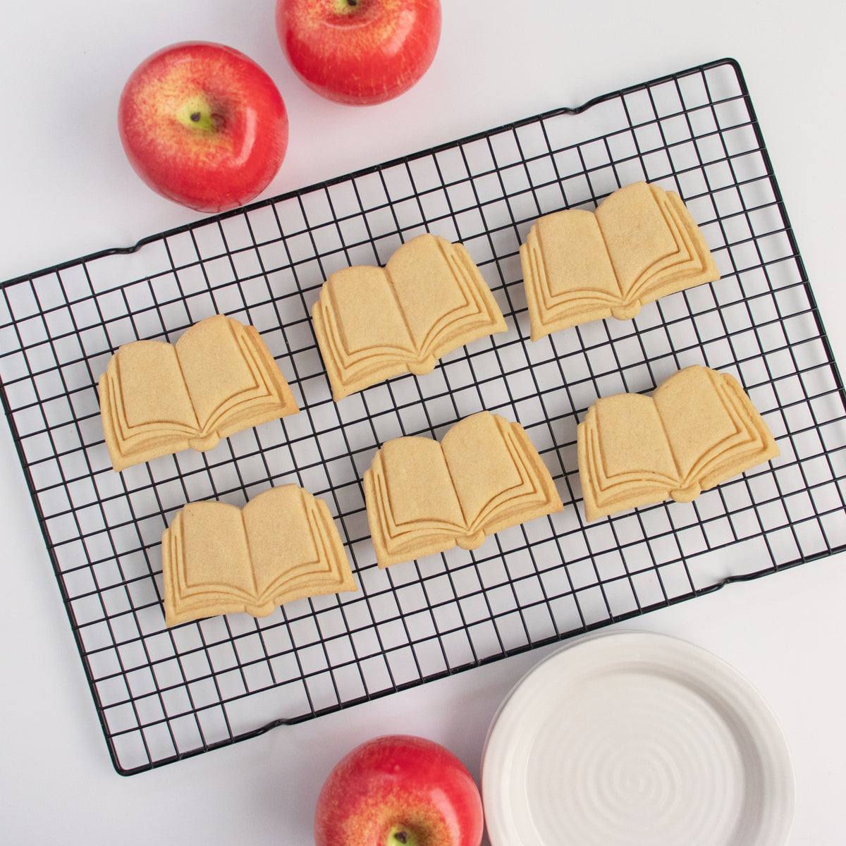 Back to School Book Cookie Cutter Bakerlogy