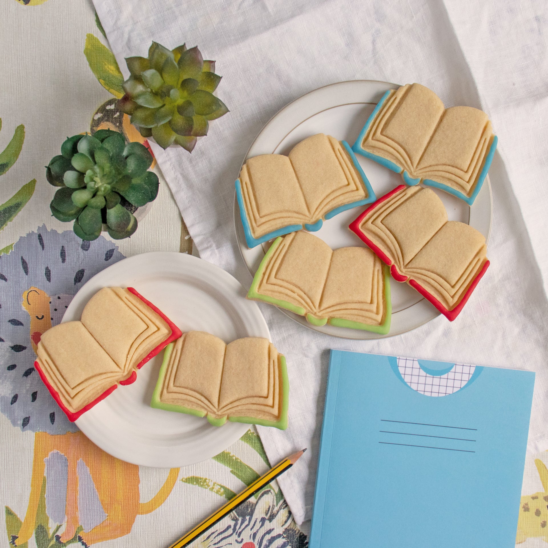 Back to School Book Cookie Cutter Bakerlogy