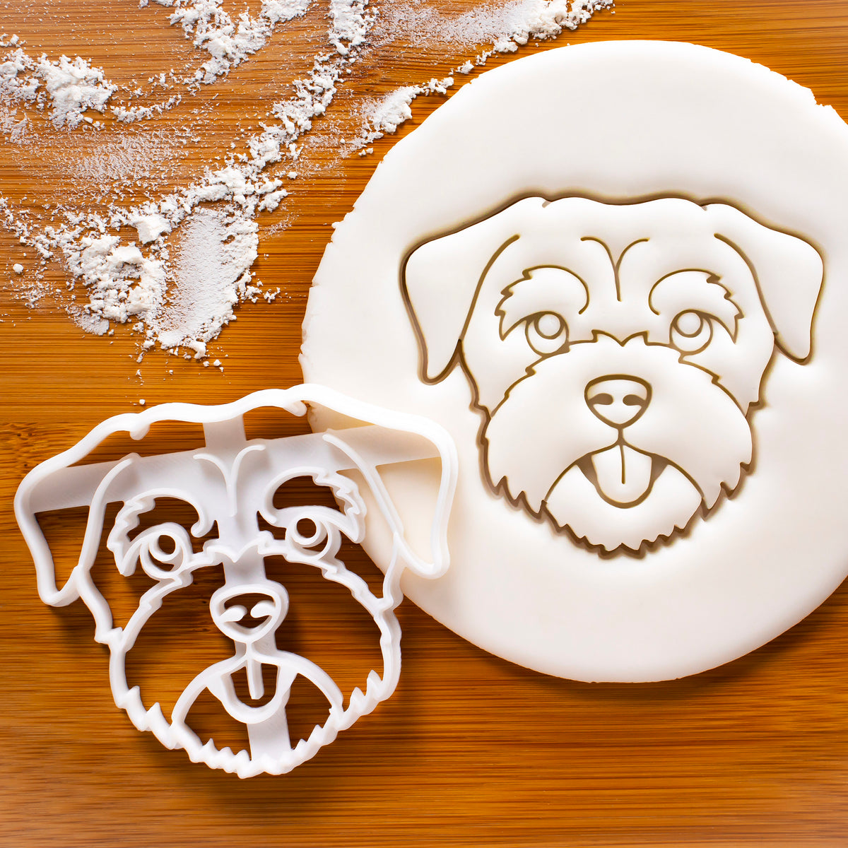 Border Terrier Face cookie cutter