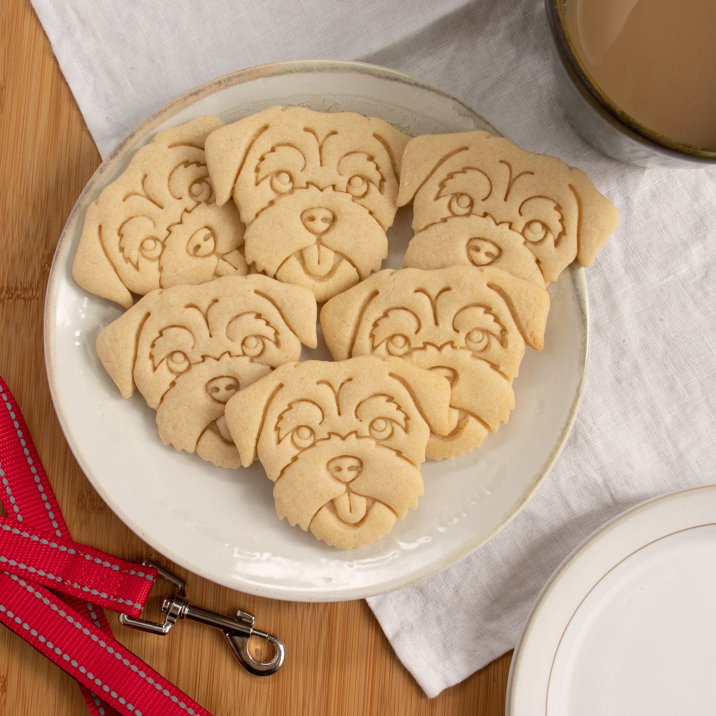 border terrier face cookies