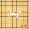 Border Terrier Silhouette cookie cutter
