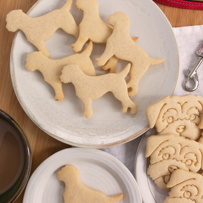 border terrier silhouette cookies
