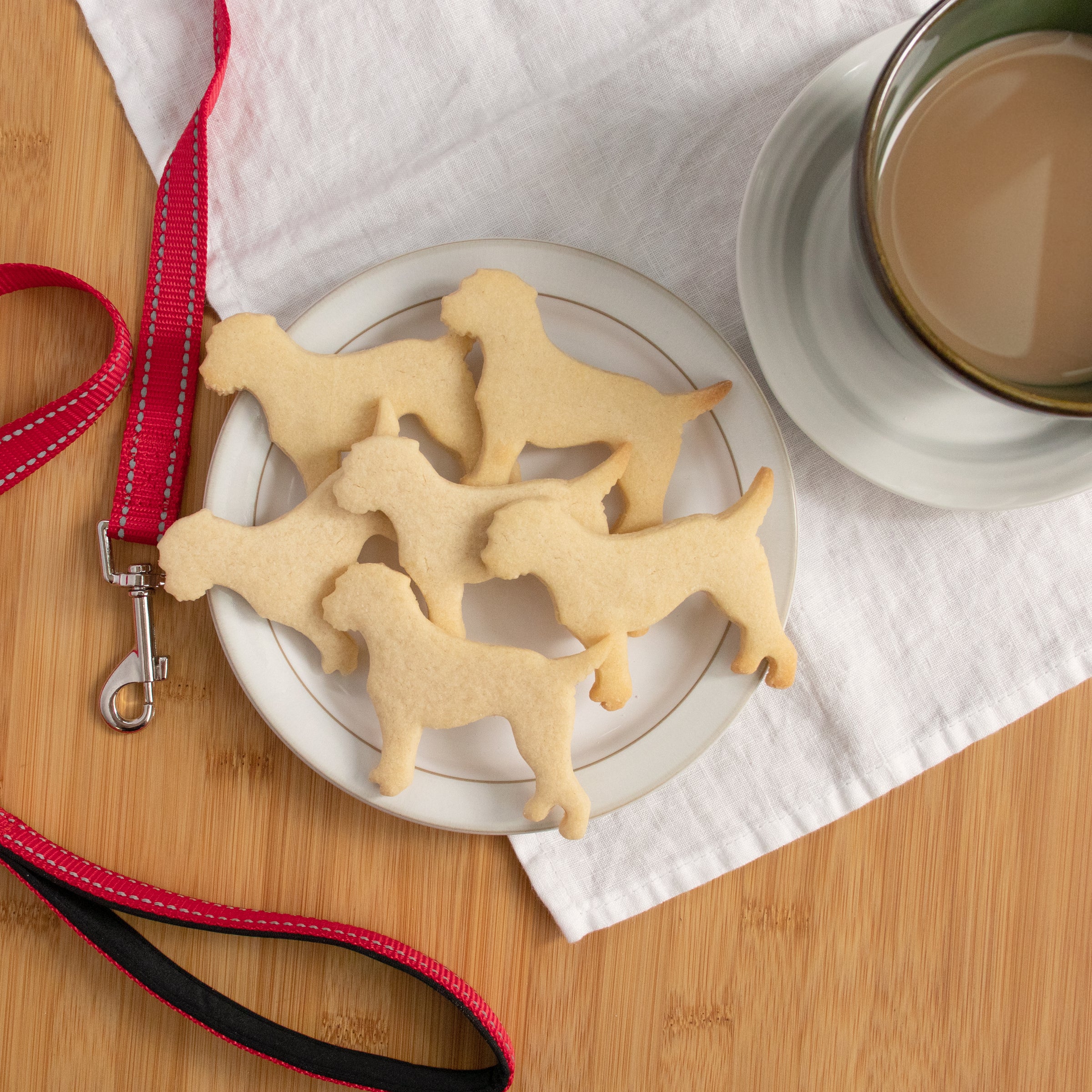 border terrier silhouette cookies