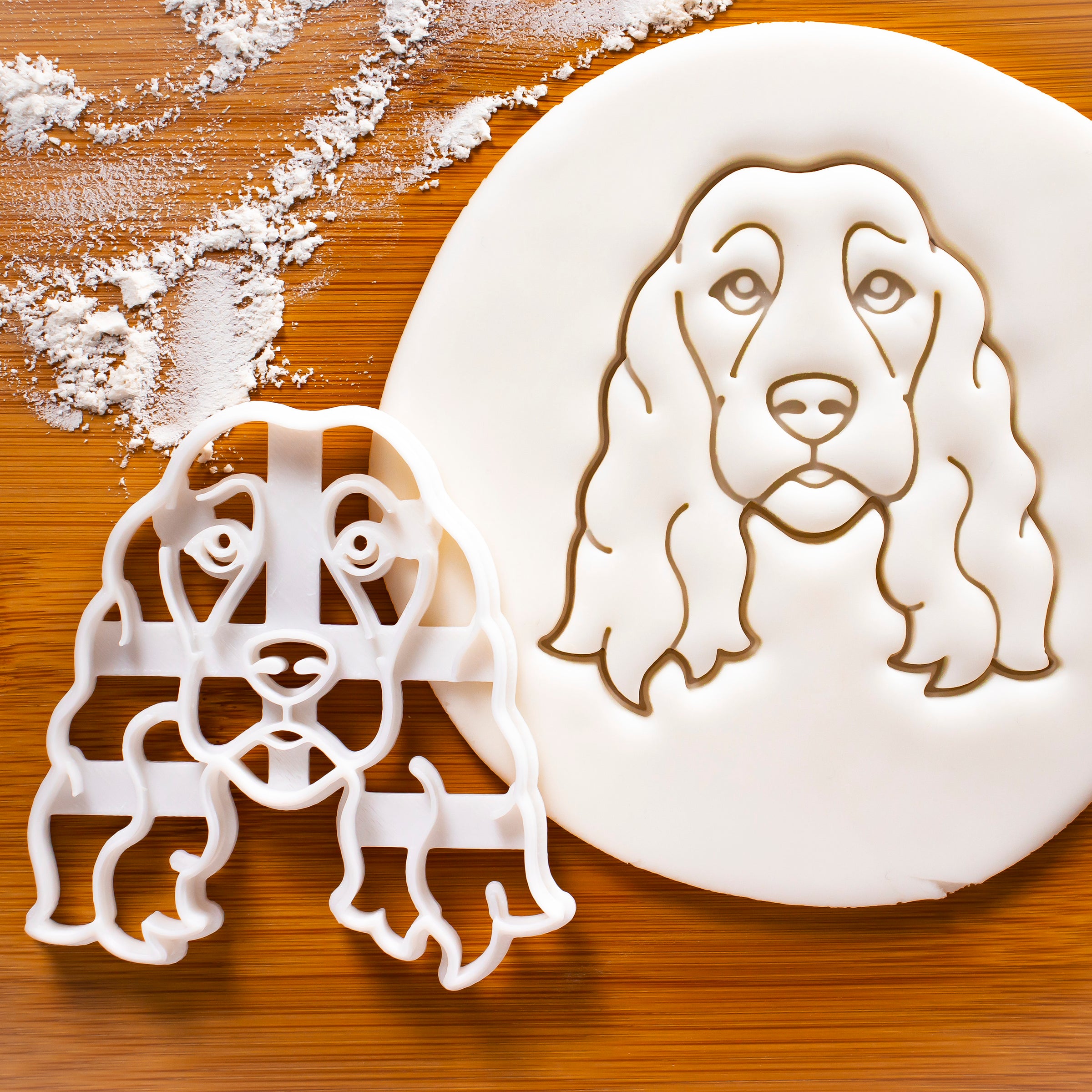 Show Cocker Spaniel Face cookie cutter