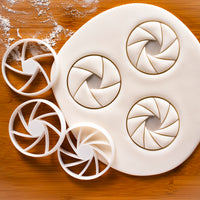 Set of 3 Aperture Cookie Cutters (5, 7, 9 Blades)