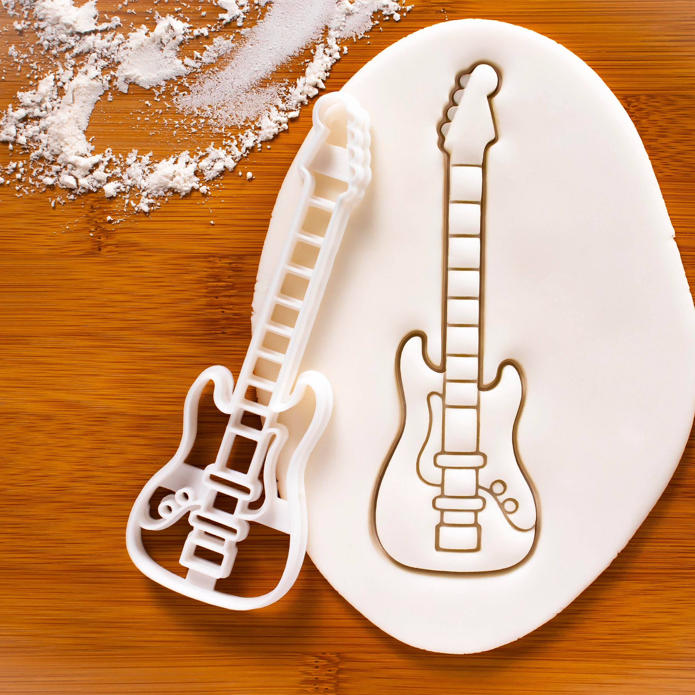 Electric Bass Guitar Cookie Cutter